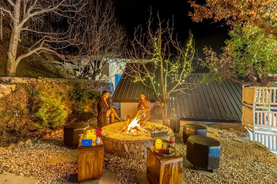 Night, BBQ facilities, Garden, Garden view