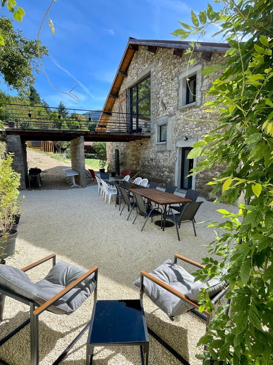 Balcony/Terrace, Dining area, Garden view