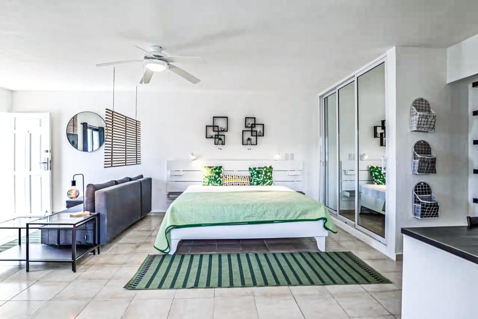 Bed, Living room, Bedroom