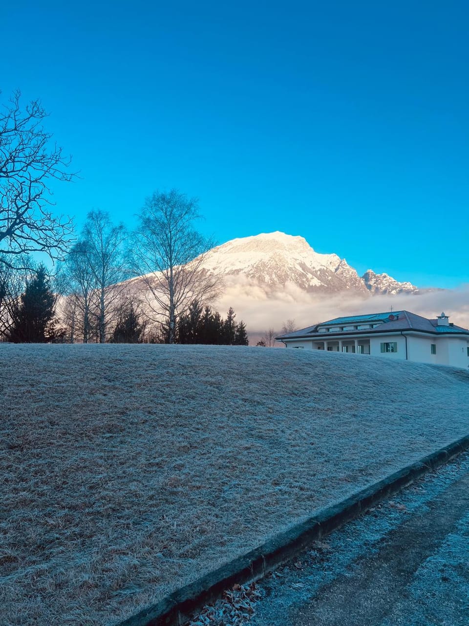 Natural landscape, Winter, Mountain view