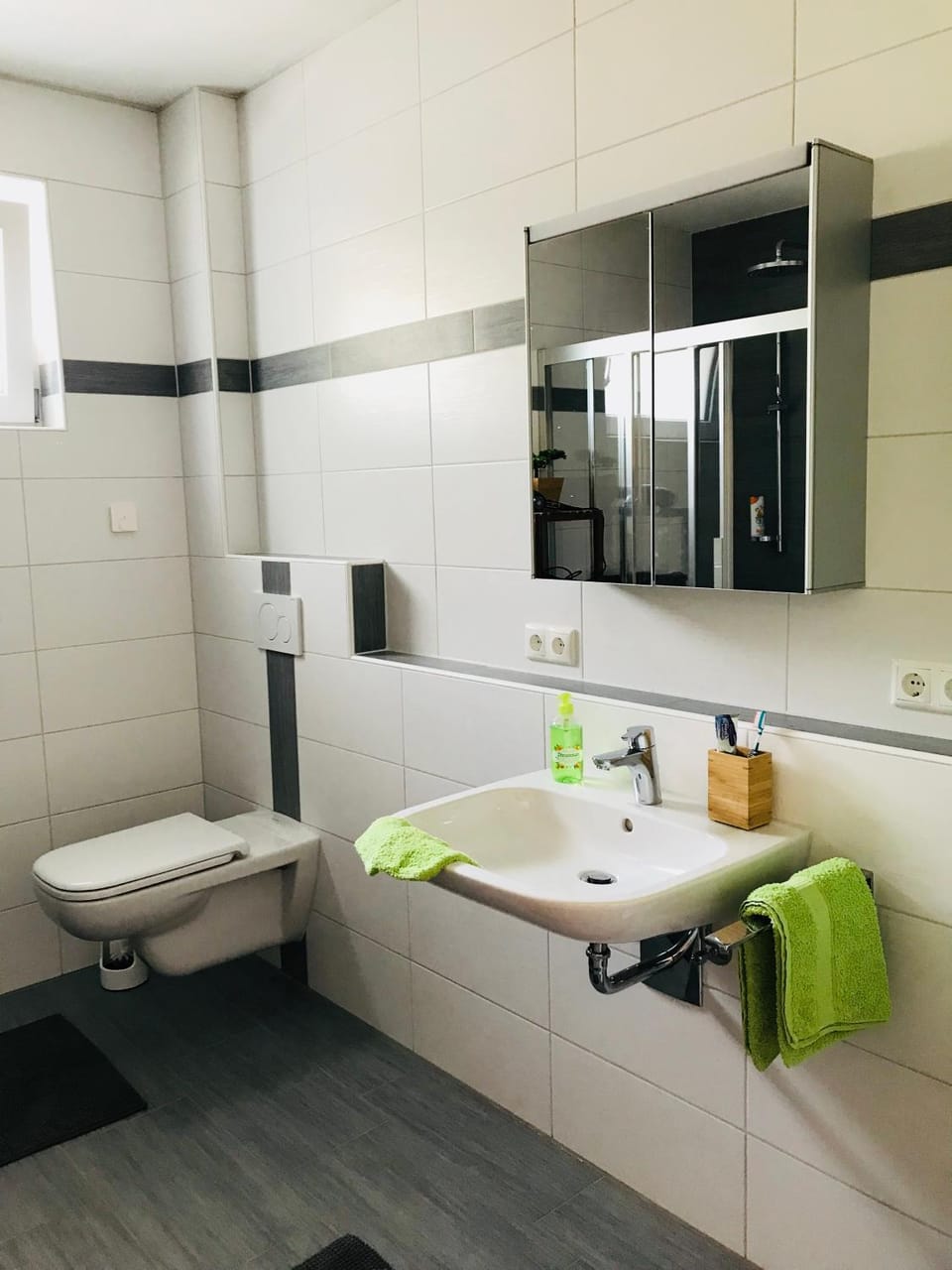 Toilet, Bathroom, towels