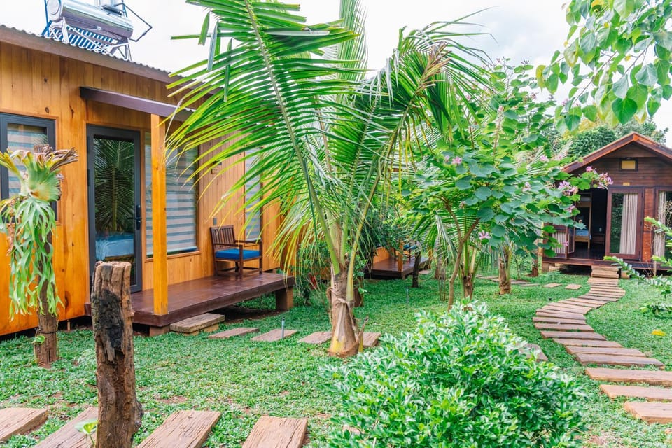 Property building, Patio, Garden view
