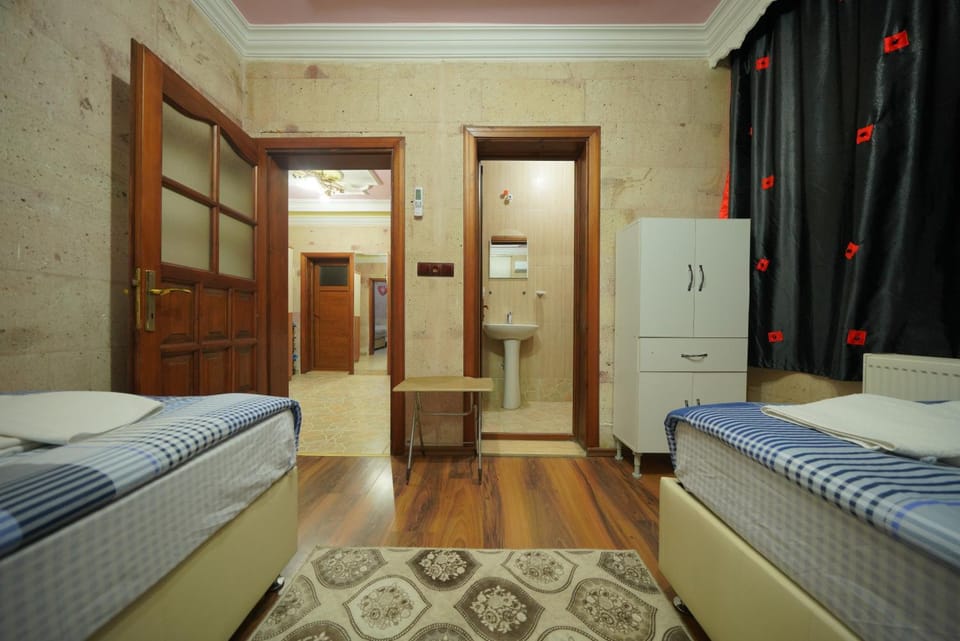 Bed, Bedroom, towels, wardrobe, air conditioner
