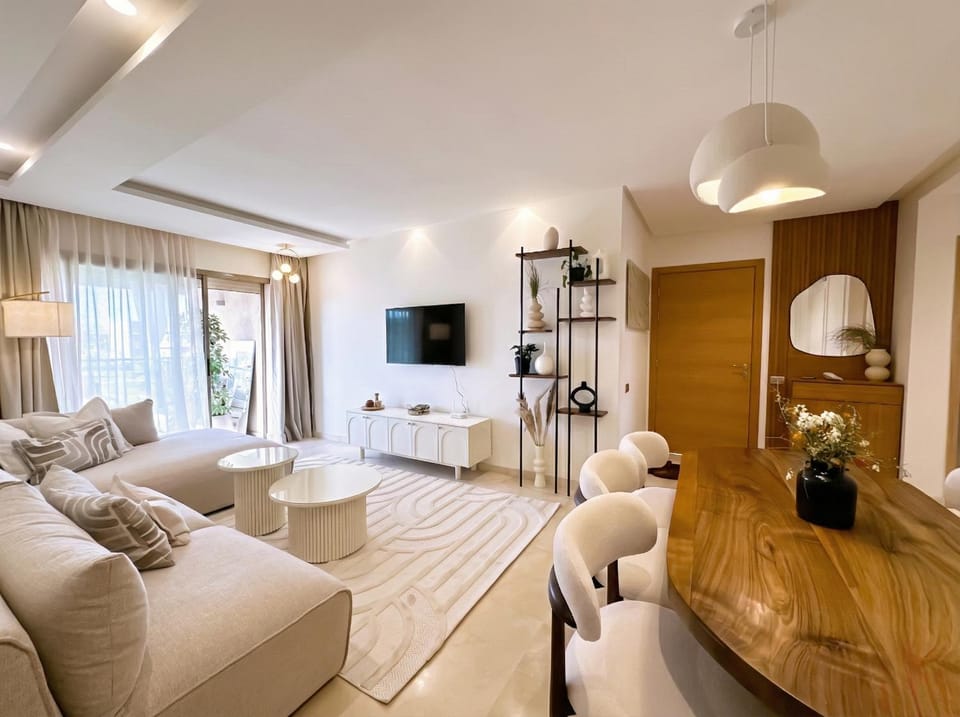 Prestigia Saphir Luxury 3 Bedrooms, Pool & Golf View, near Airport Apartment in Marrakesh