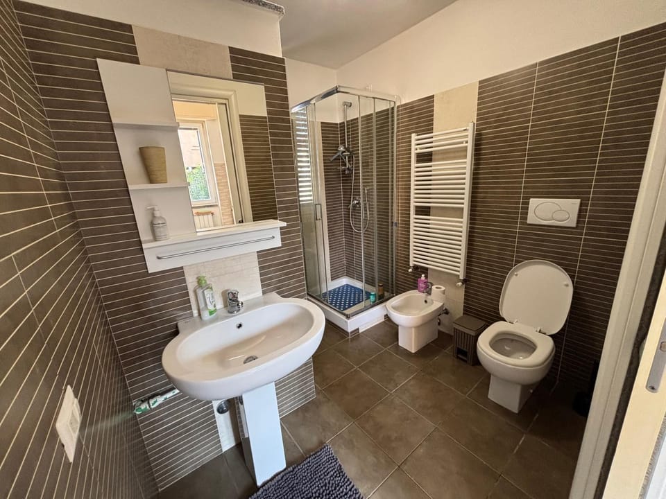 Toilet, Bathroom, bidet, towels