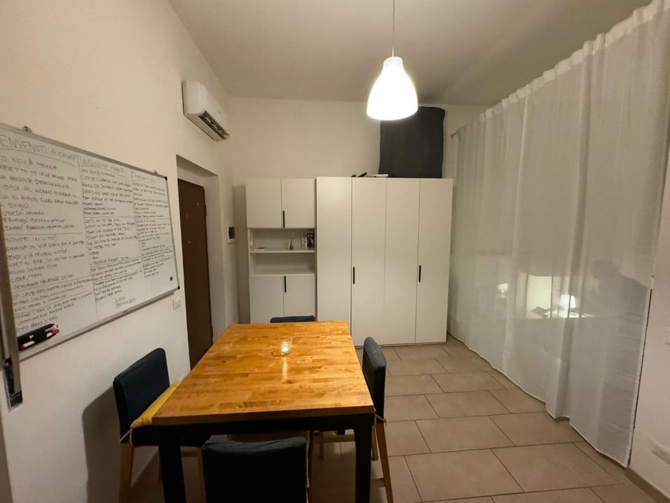 Dining area, air conditioner