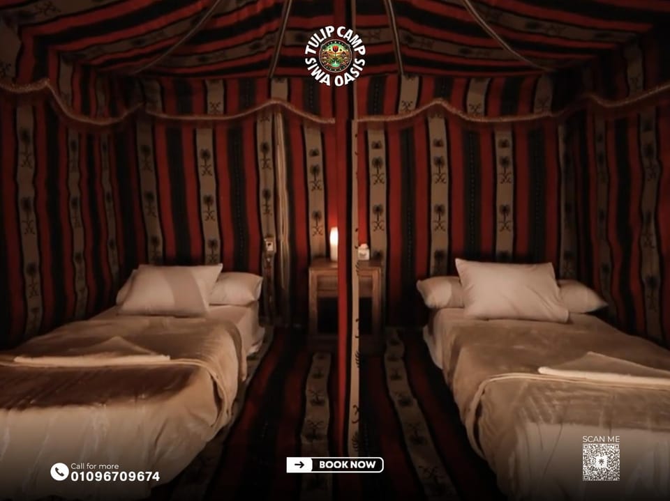 Tulip Camp Siwa Oasis Luxury tent in Egypt
