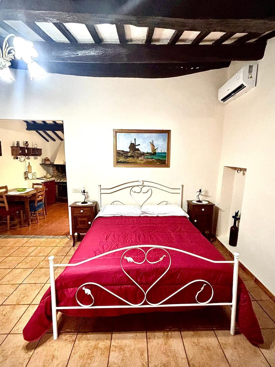 Bedroom, air conditioner