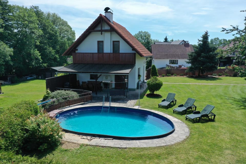 Property building, Patio, Garden, Garden view, Pool view, sunbed