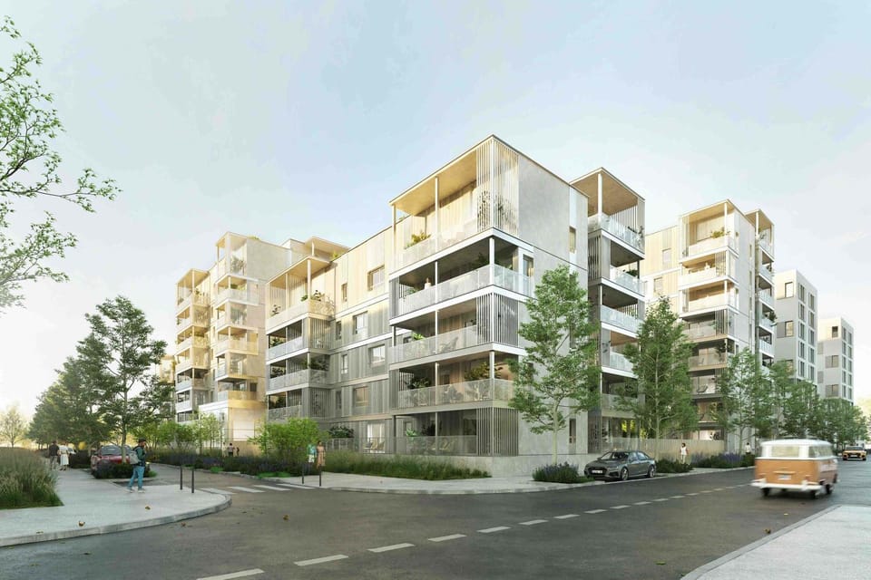 Studio neuf, Métro, Résidence protégée Apartment in Lyon