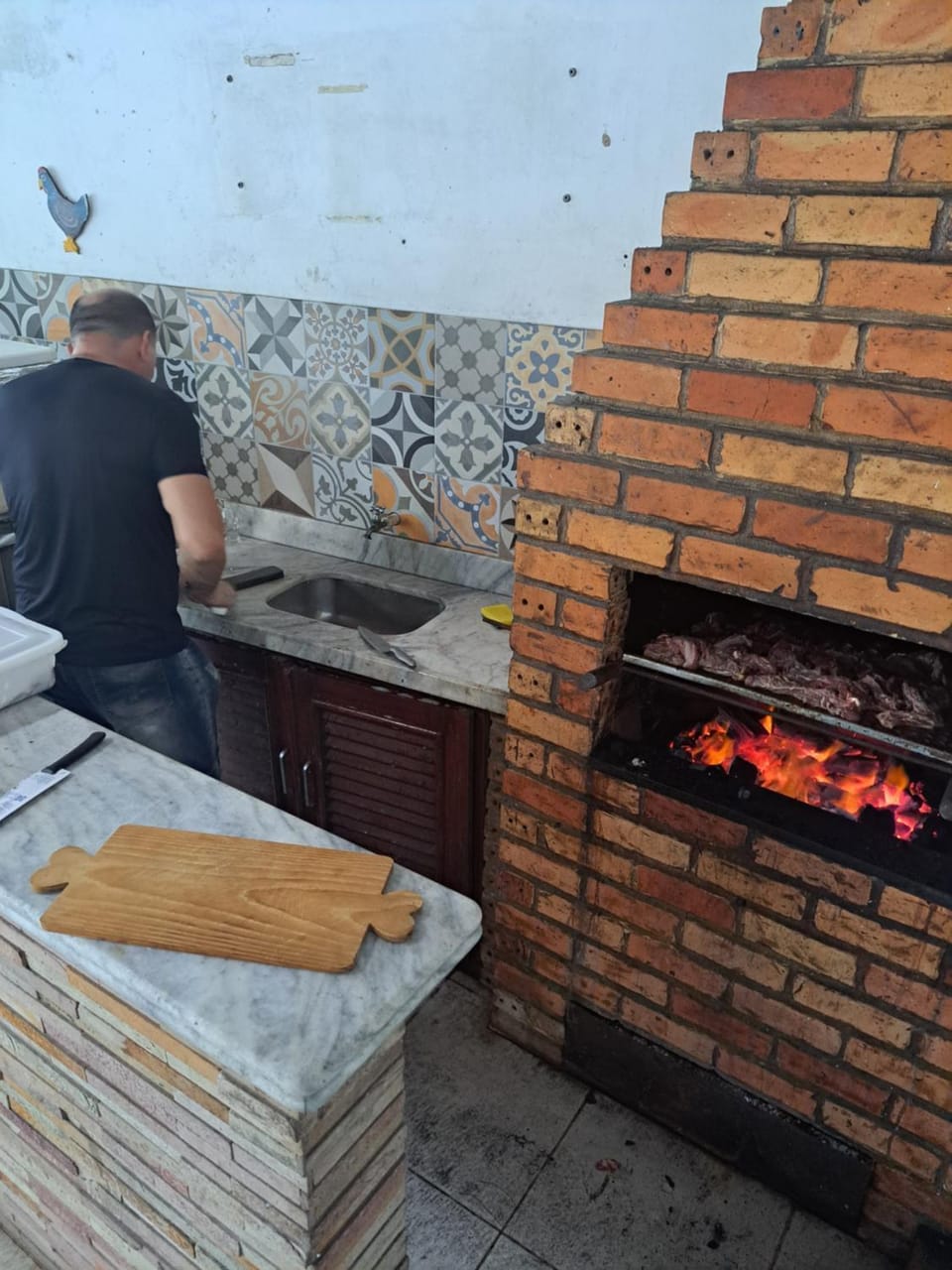 People, BBQ facilities, Kitchen or kitchenette, group of guests