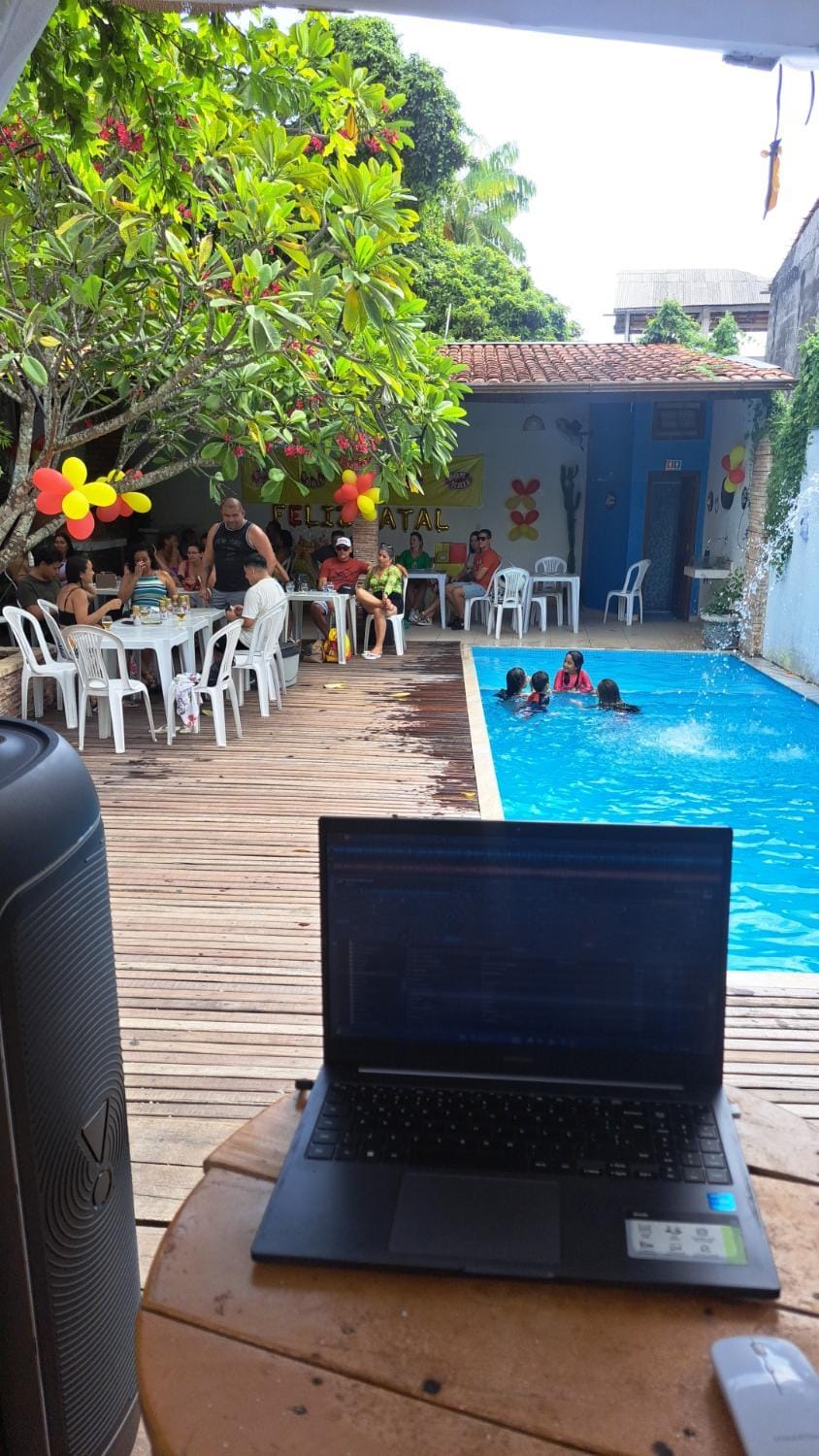 Property building, Patio, Day, Natural landscape, Garden, Evening entertainment, Garden view, Swimming pool, sunbed