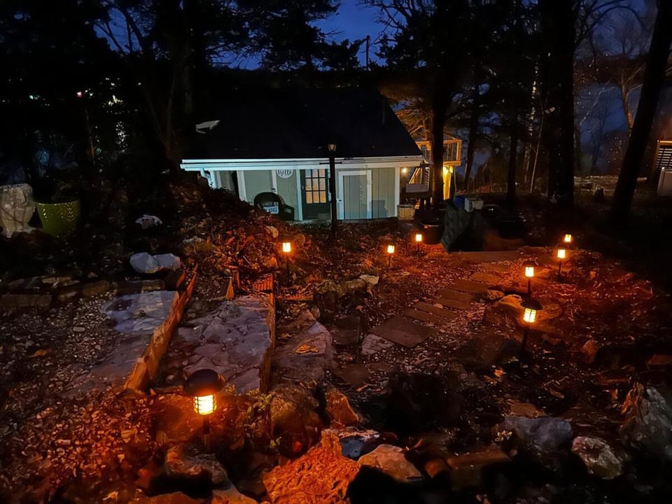 Facade/entrance, Night