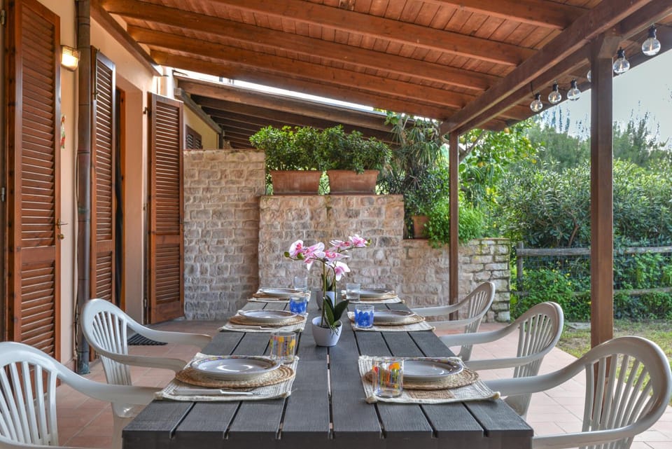 Patio, Spring, Garden, Dining area, Garden view