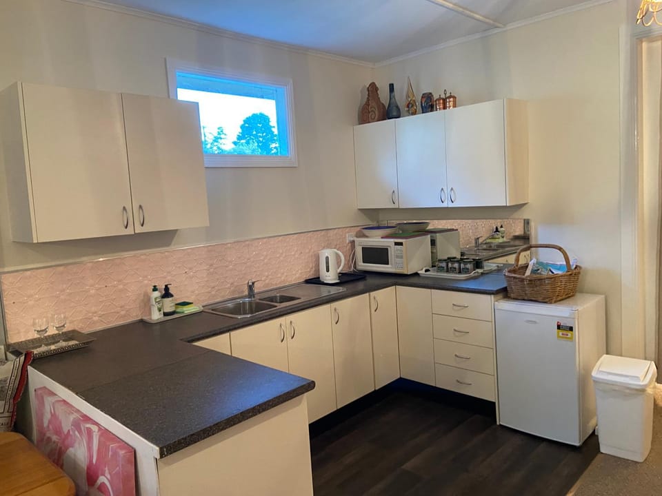 Kitchen or kitchenette, toaster