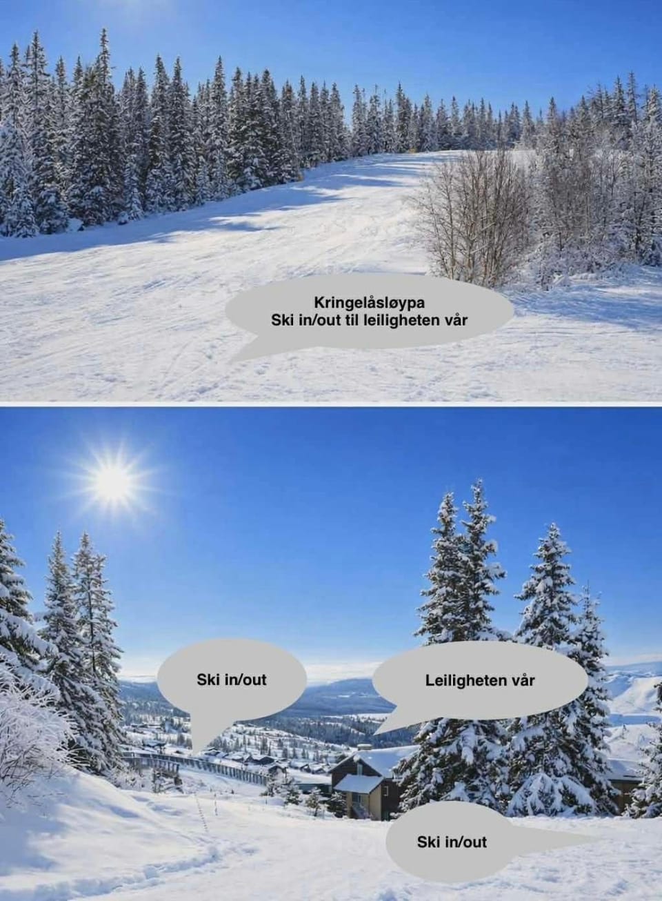 Utsiktsleilighet på Hafjell-Nærhet til Hunderfossen,Bikepark,golf,fjellturer,ski in out,7sengeplasser,inkl utvask,sengetøy,håndklær,parkering Apartment in Innlandet