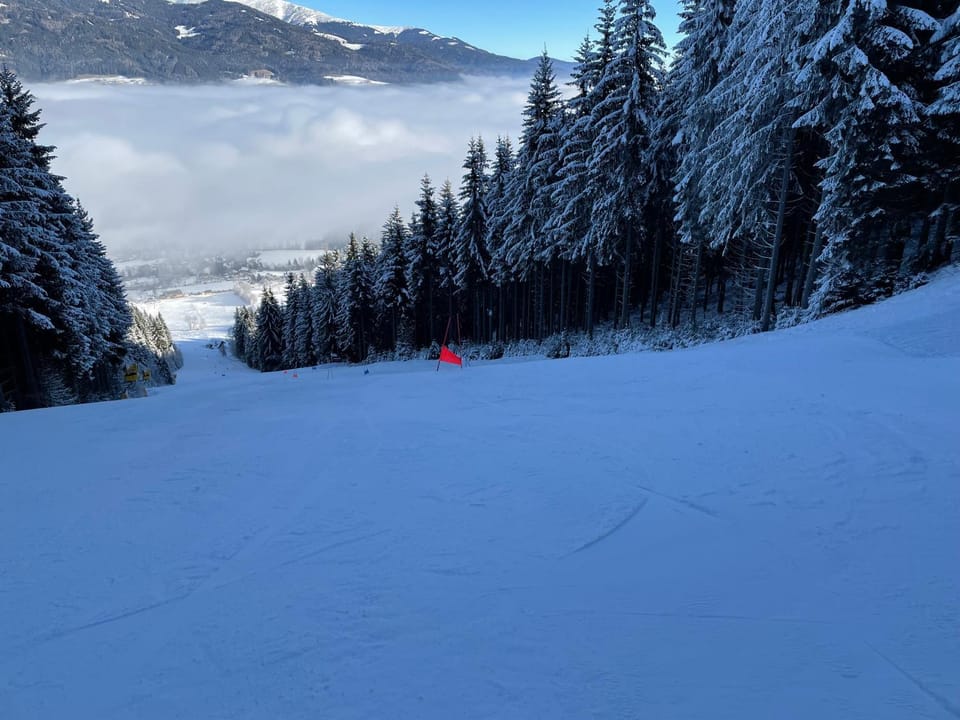 Winter, Skiing