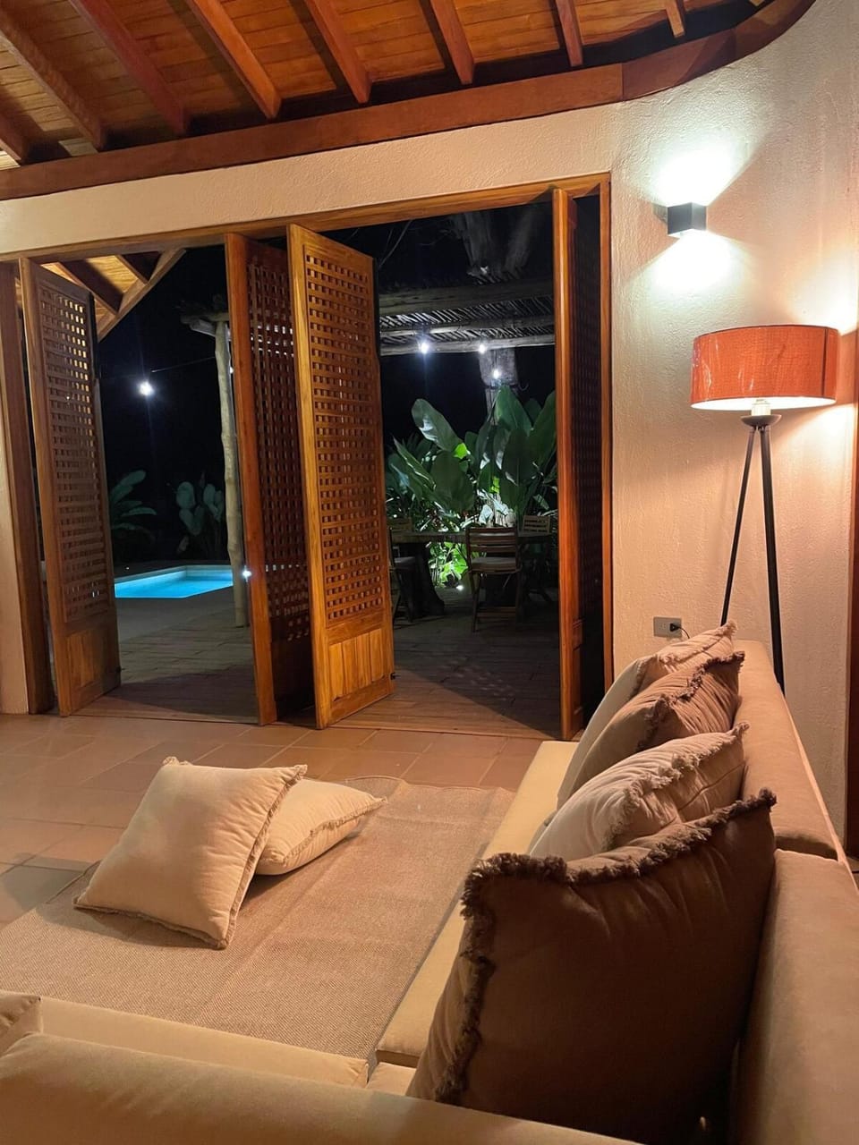 Night, Living room, Photo of the whole room, Seating area