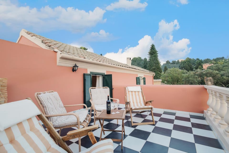 Property building, Patio, Day, View (from property/room), Balcony/Terrace, Seating area, sunbed