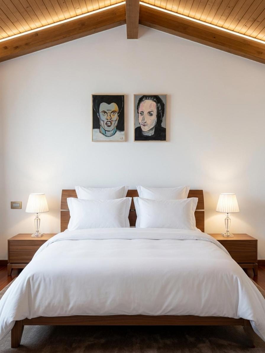 Bed, Photo of the whole room, Bedroom