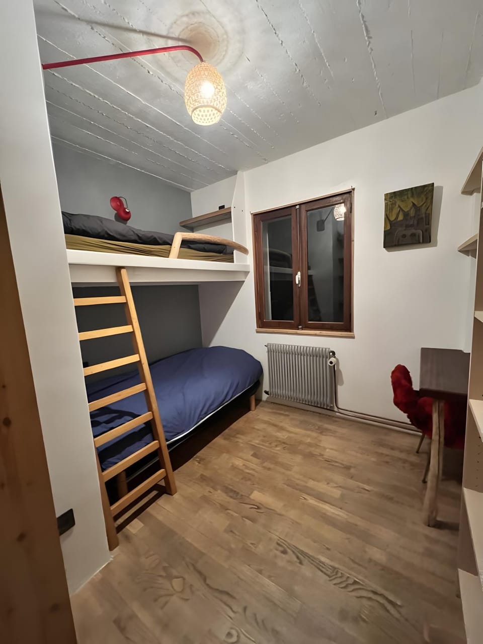 Property building, Living room, Bedroom