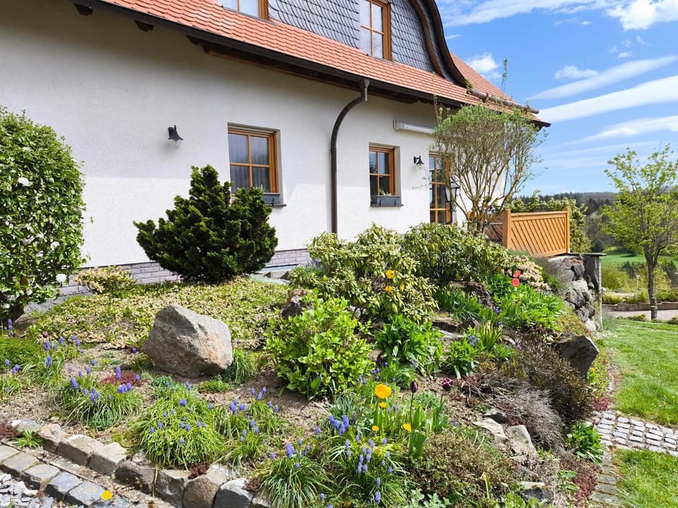 Property building, Garden view