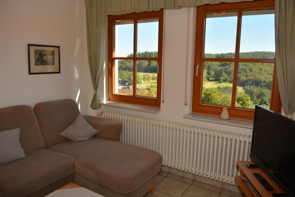 Natural landscape, TV and multimedia, View (from property/room), Living room, Seating area