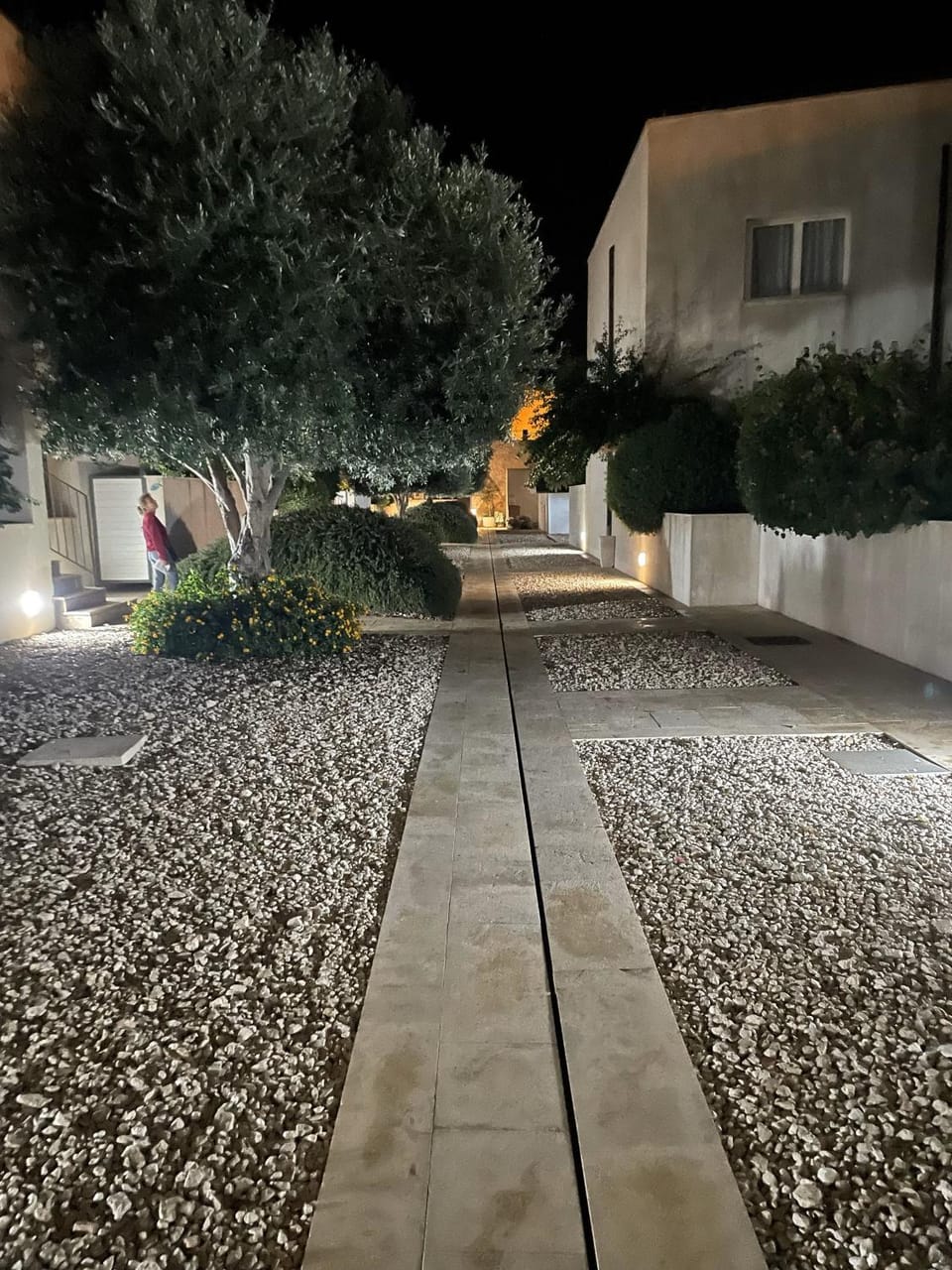 Night, Inner courtyard view