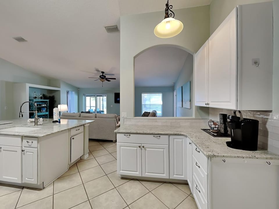 Kitchen or kitchenette, Living room, Seating area, furniture, kitchen