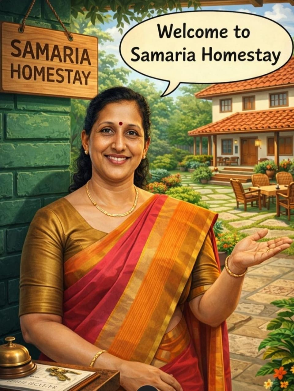 Samaria Homestay Fort Kochi, Deluxe double room Vacation rental in Kochi