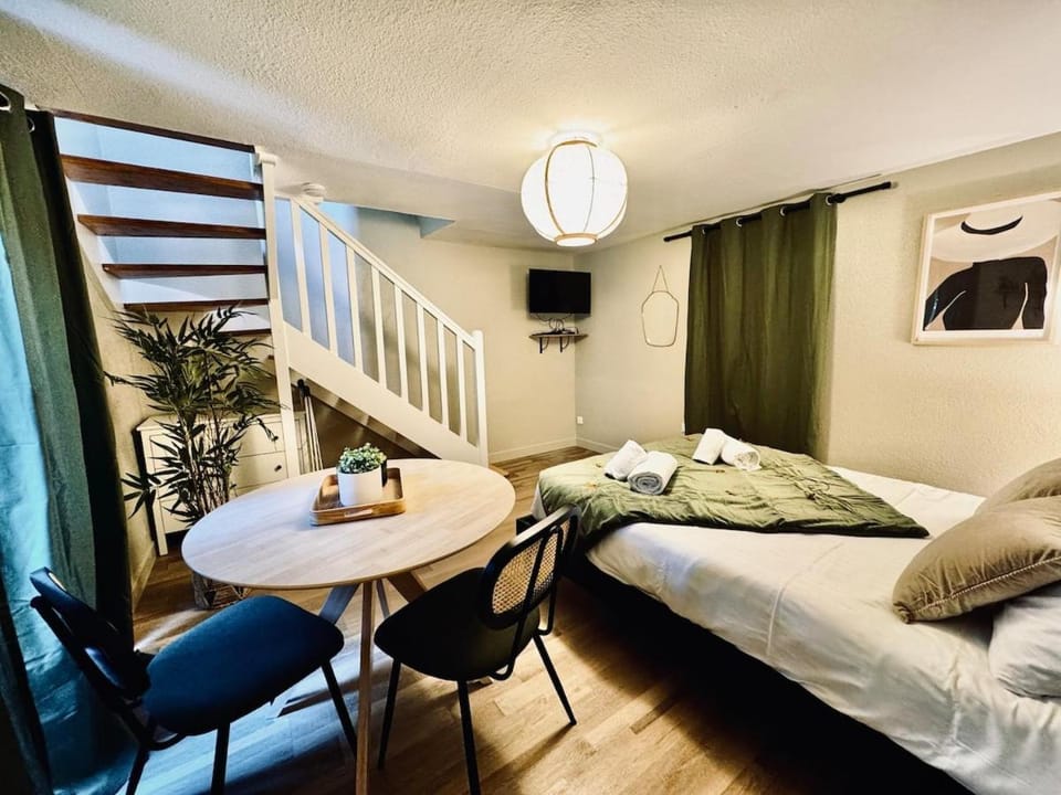 Le VeRdO, private garden, 400m Gare Apartment in Rennes