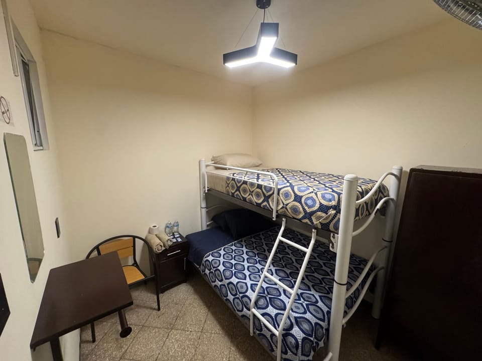 Photo of the whole room, bunk bed