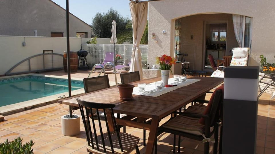 AGENCE JF IMMO - Villa spacieuse 8 pers avec piscine privée proche des plages V0475 Villa in Vias