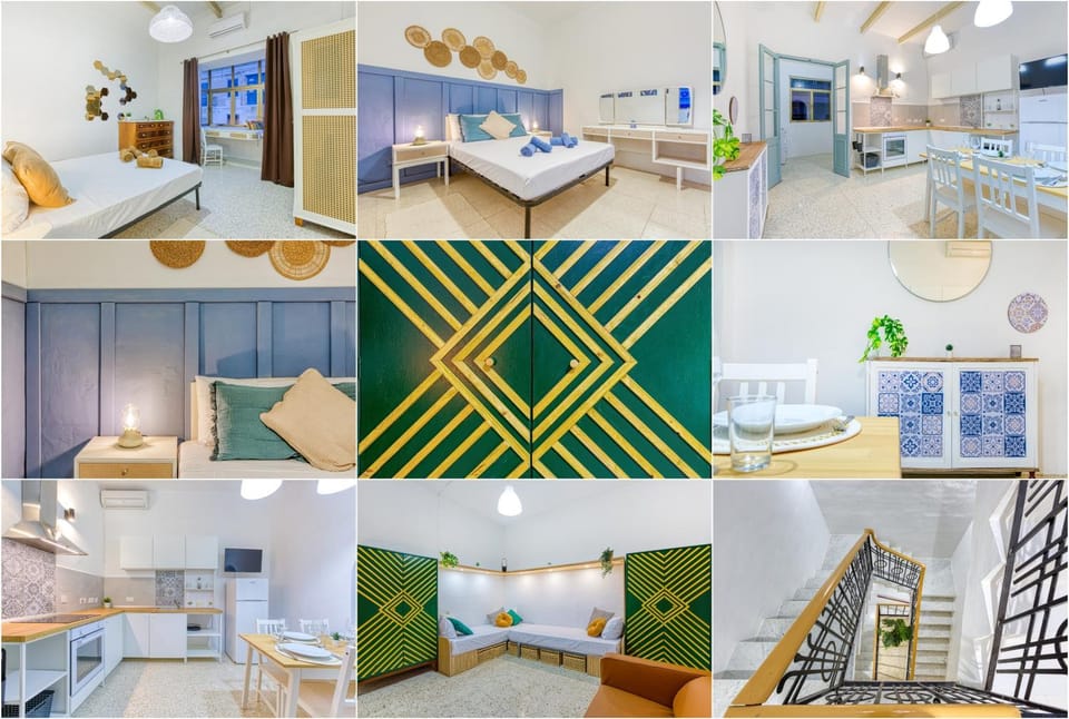 Bedroom, kitchen
