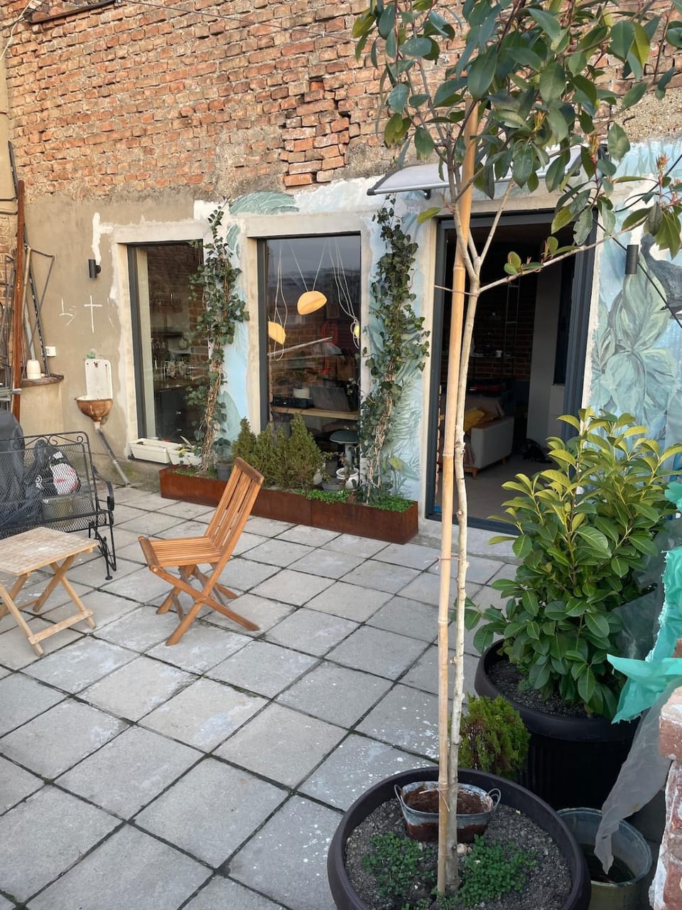 Day, Garden, Garden, Balcony/Terrace, Seating area, Garden view