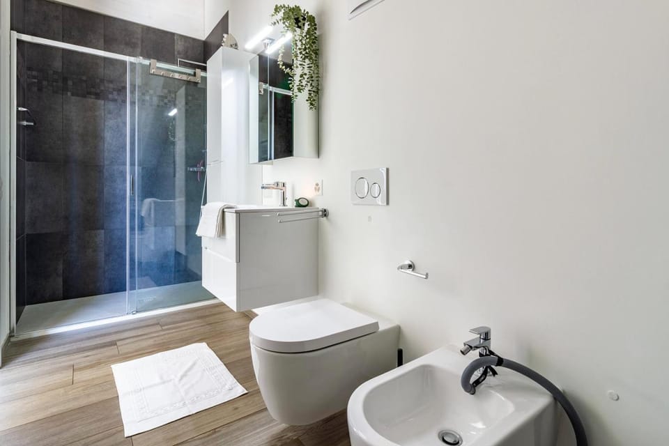 Shower, Toilet, Bathroom, bidet, towels