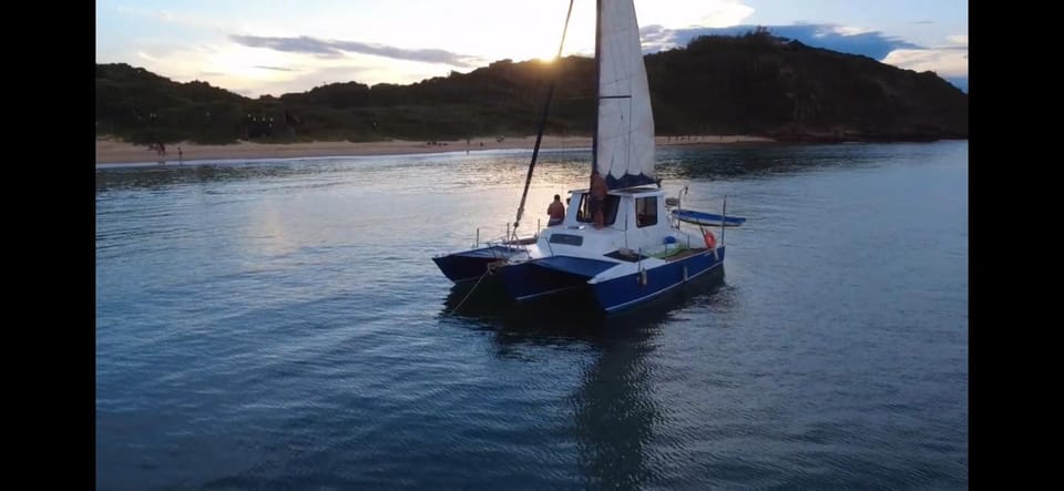 Veleiro Catamarã Docked boat in Armacao dos Buzios