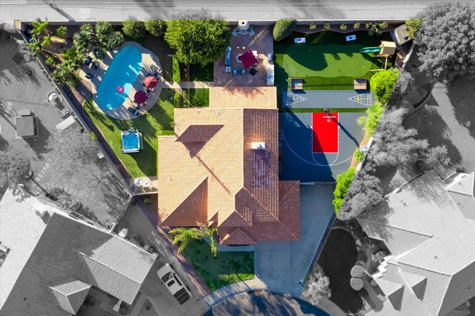 Epic Family Home Pool Slide Putt Putt Theatre Room House in Scottsdale