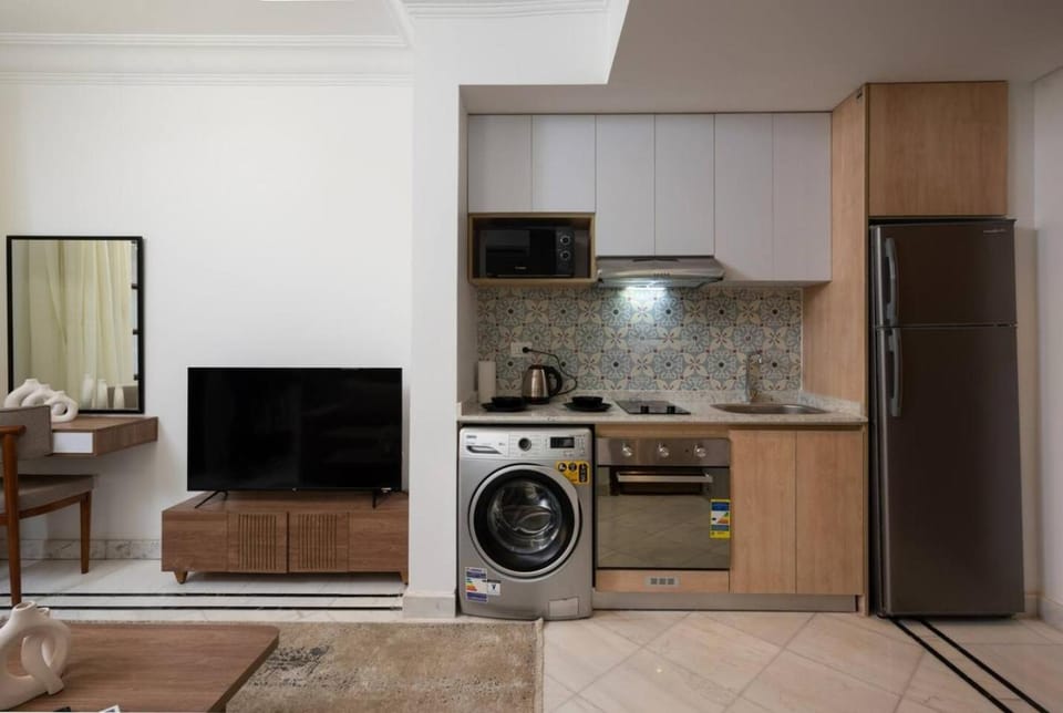 TV and multimedia, Coffee/tea facilities, Kitchen or kitchenette, washing machine