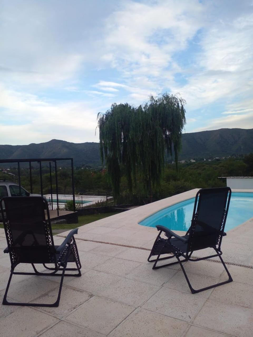 Patio, Natural landscape, Mountain view, Pool view, Swimming pool
