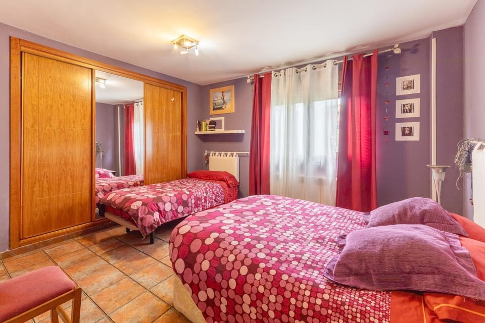 Property building, Living room, Bedroom