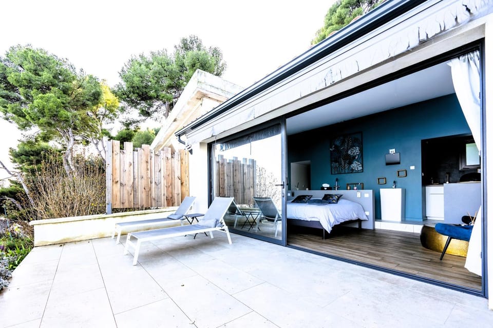Patio, View (from property/room), Balcony/Terrace, Bedroom, Garden view, sunbed
