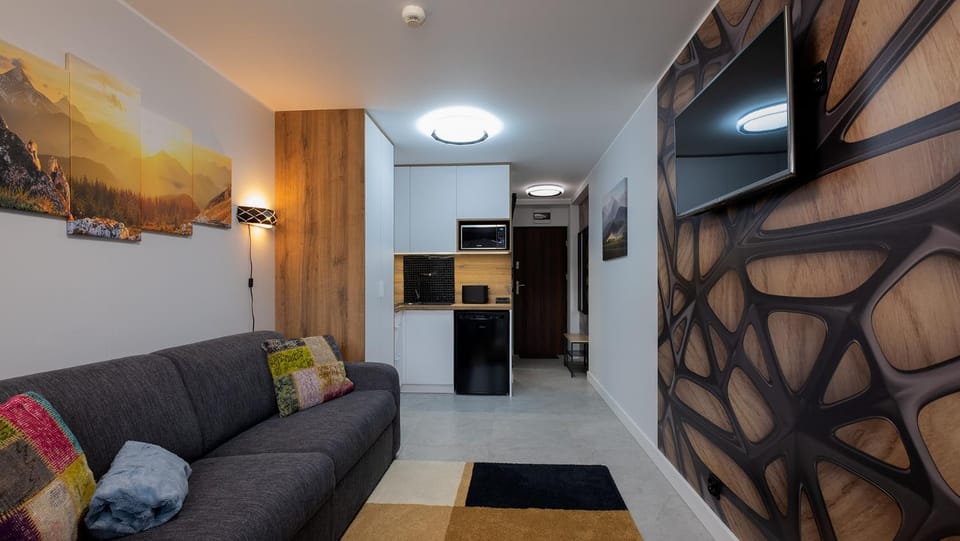 Communal lounge/ TV room, TV and multimedia, Kitchen or kitchenette, Living room, Seating area, oven