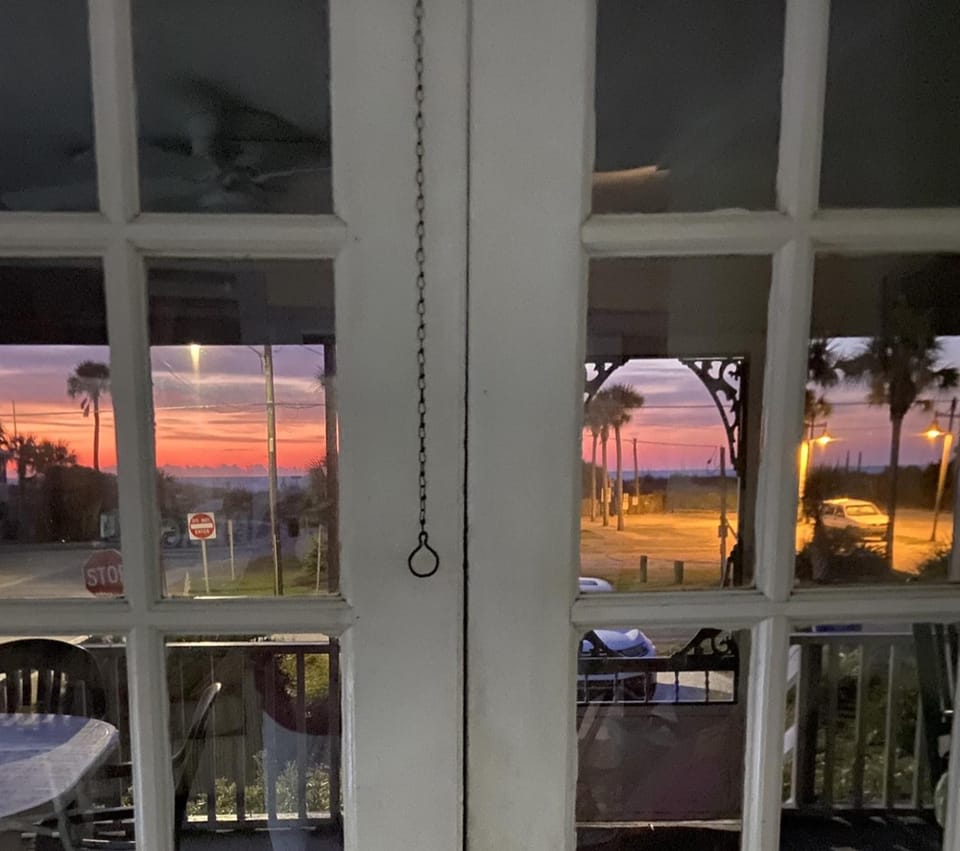 Facade/entrance, Sunset
