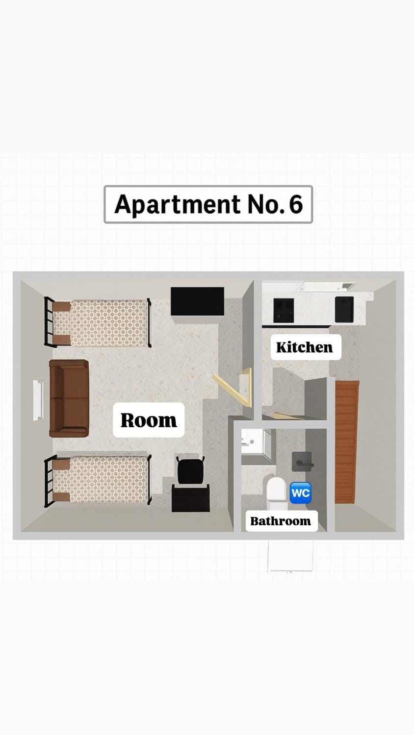 Nisay Home - 1 Room Apartment - N6 Apartment in Ludwigsburg
