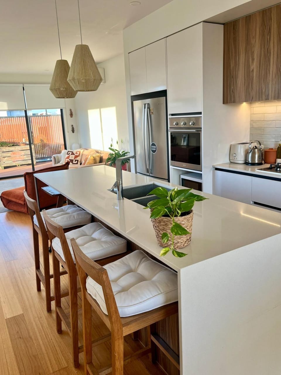 Kitchen or kitchenette, oven, stove
