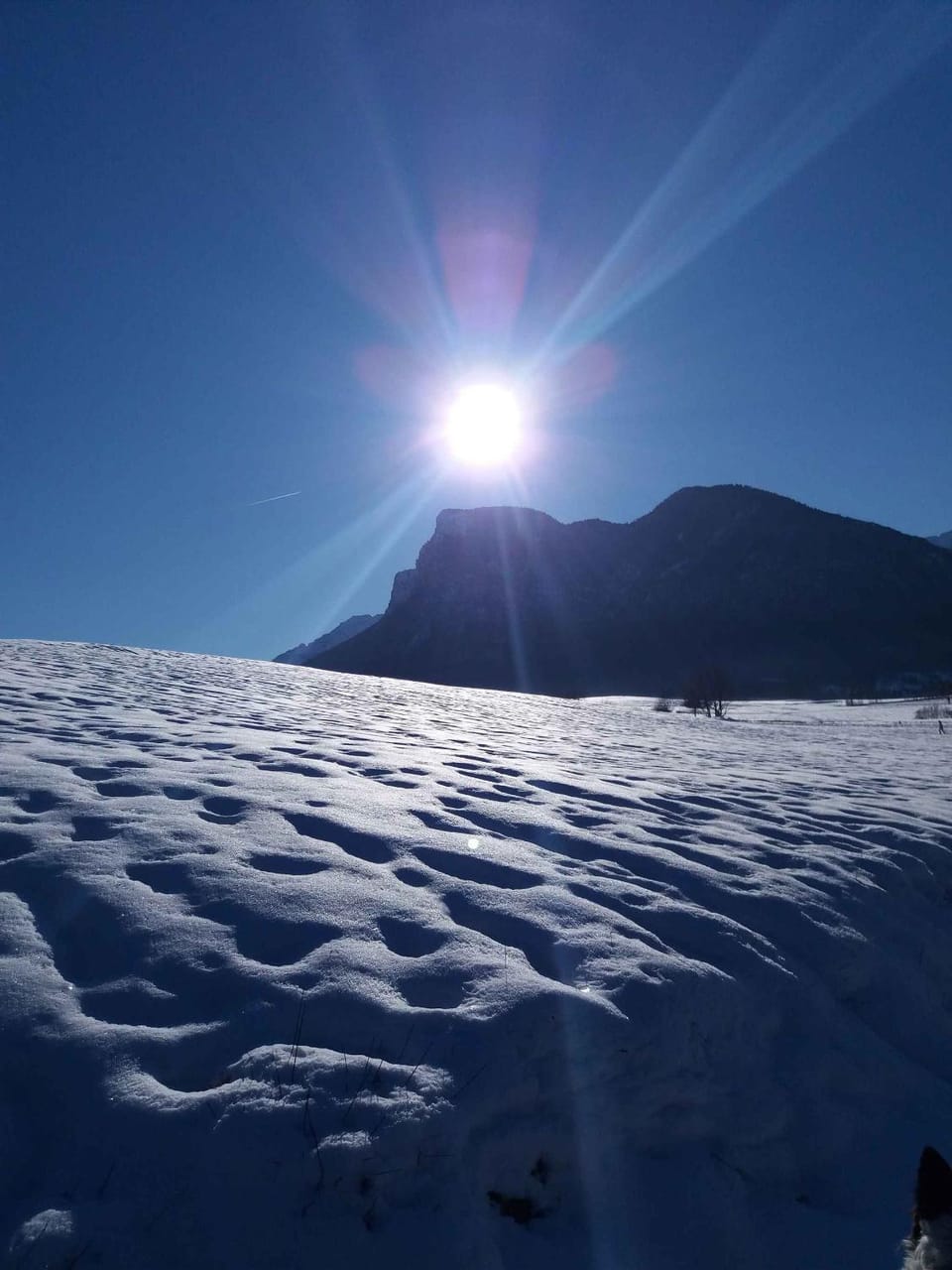 Nearby landmark, Winter