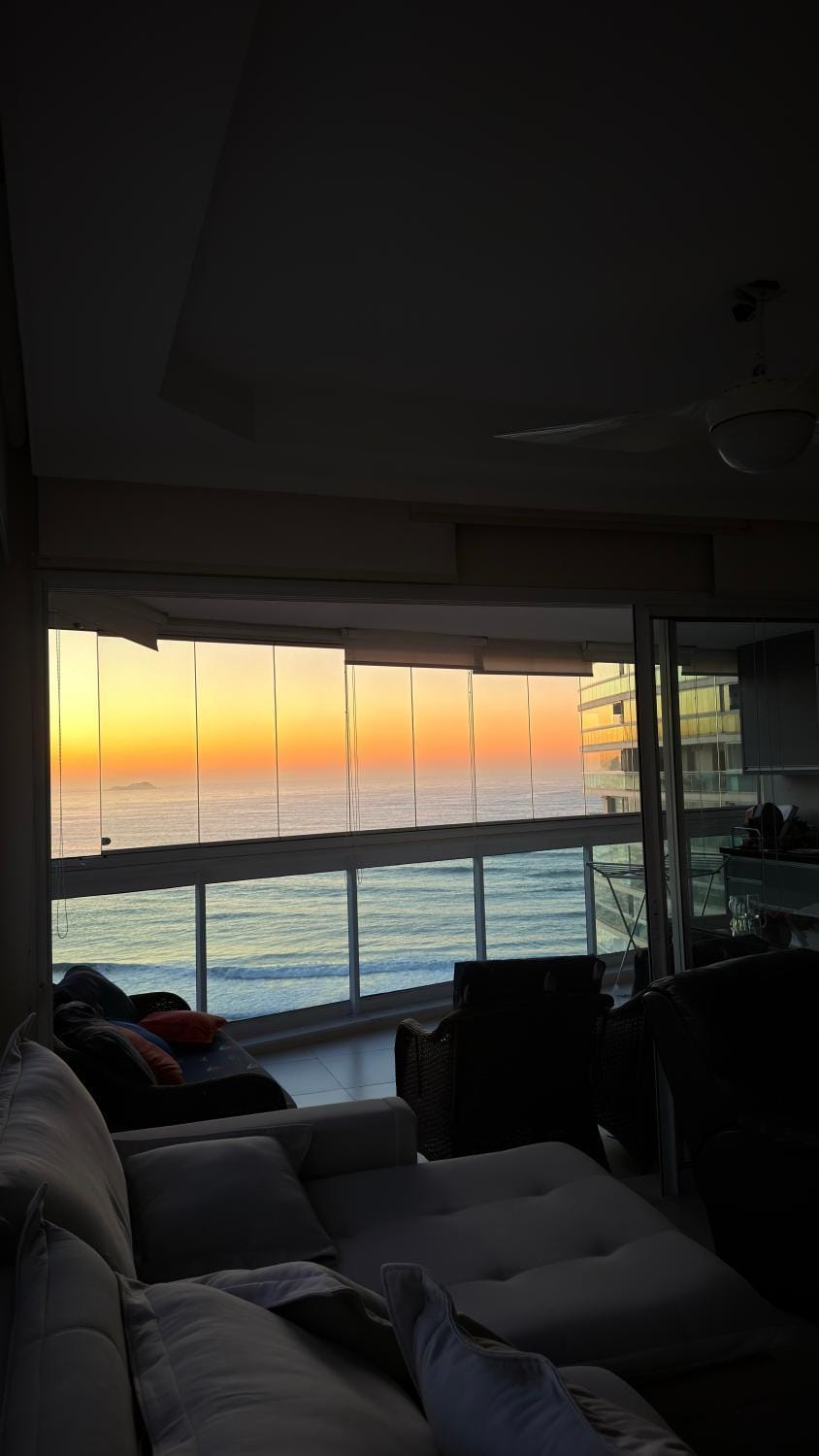 Living room, Sea view, Sunrise