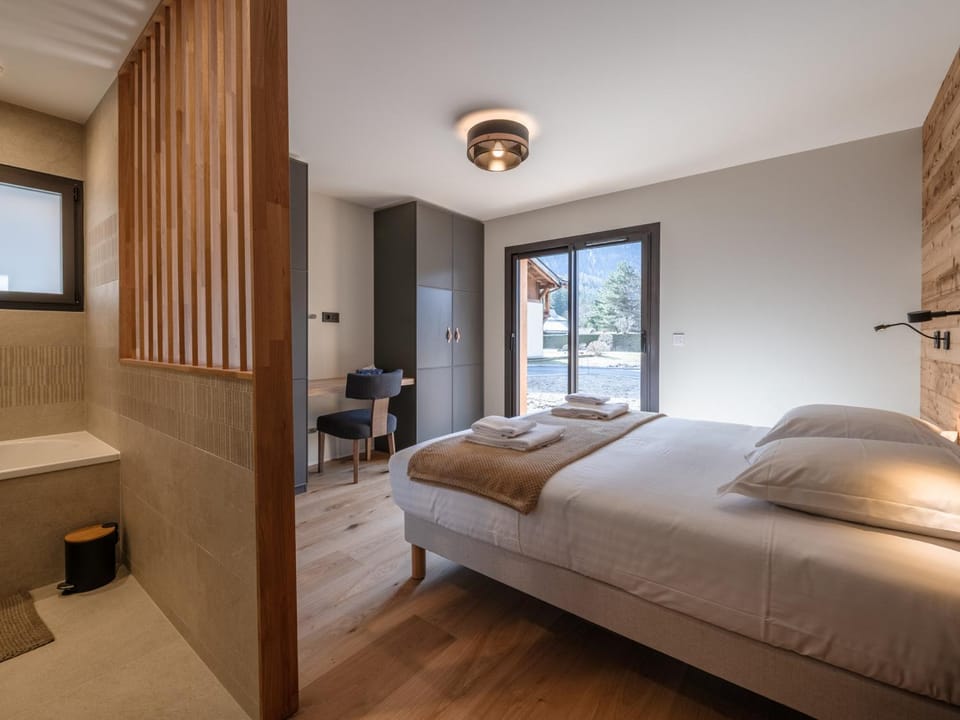 Chalet avec jacuzzi et animaux admis, vue Mont-Blanc - FR-1-343-259 Chalet in Chamonix