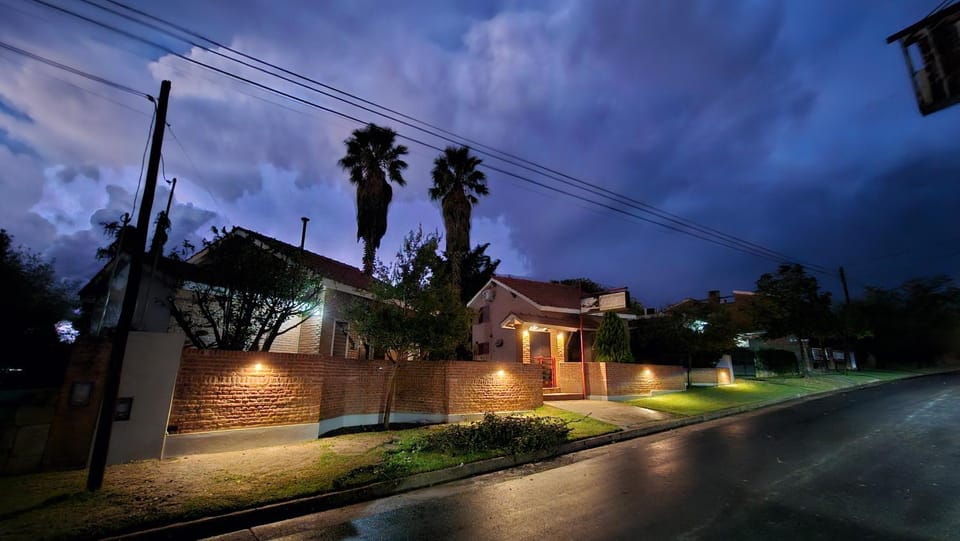 Property building, Night, Neighbourhood, Street view